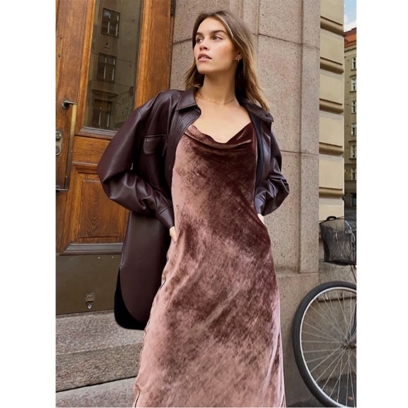 Wilfred Spritz Cowl Neck Slip Dress - Picture 6 of 10